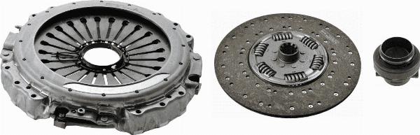 SACHS 3 400 700 504 - Kit frizione www.autoricambi360.it