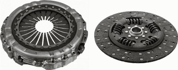 SACHS 3400 700 601 - Kit frizione www.autoricambi360.it