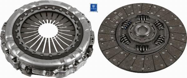 SACHS 3400 700 618 - Kit frizione www.autoricambi360.it