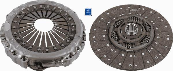 SACHS 3400 700 680 - Kit frizione www.autoricambi360.it