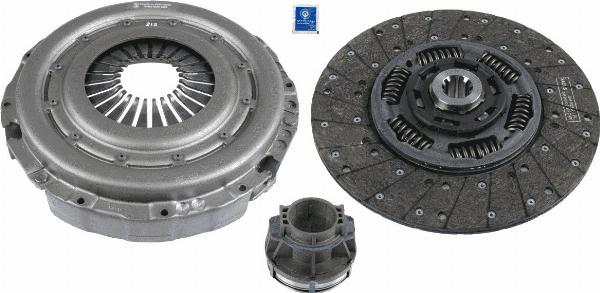 SACHS 3400 700 398 - Kit frizione www.autoricambi360.it