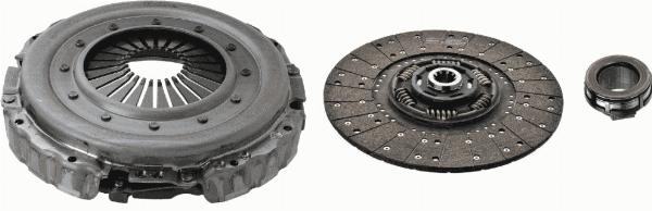 SACHS 3 400 700 308 - Kit frizione www.autoricambi360.it
