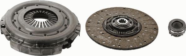 SACHS 3 400 700 307 - Kit frizione www.autoricambi360.it