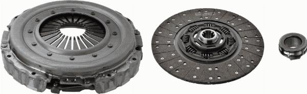 SACHS 3 400 700 316 - Kit frizione www.autoricambi360.it