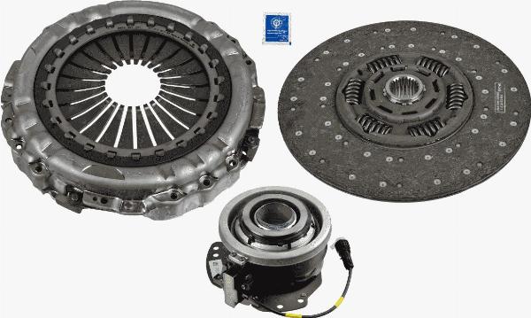 SACHS 3400 710 067 - Kit frizione www.autoricambi360.it