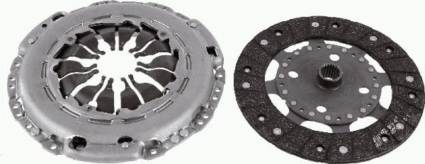 SACHS 3000 950 758 - Kit frizione www.autoricambi360.it