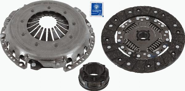 SACHS 3000 951 637 - Kit frizione www.autoricambi360.it