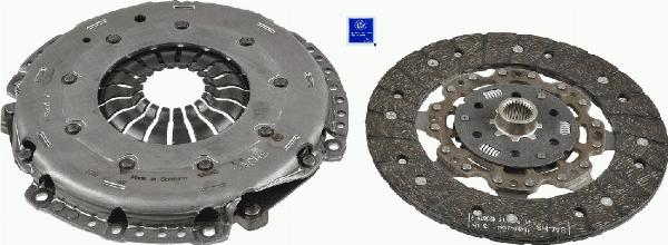 SACHS 3000 970 049 - Kit frizione www.autoricambi360.it