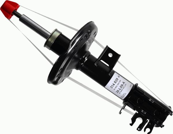 SACHS 314 839 - Ammortizzatore www.autoricambi360.it