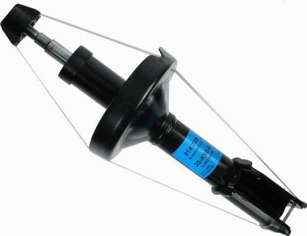SACHS 314 739 - Ammortizzatore www.autoricambi360.it