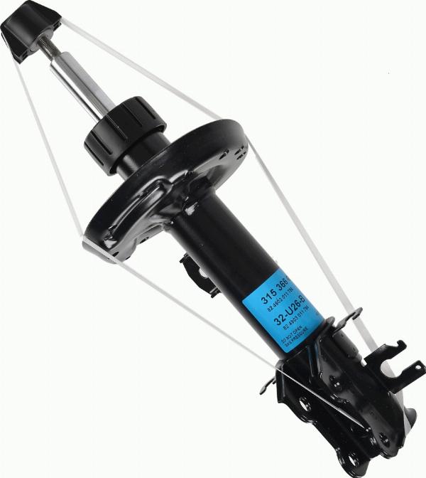 SACHS 315 366 - Ammortizzatore www.autoricambi360.it