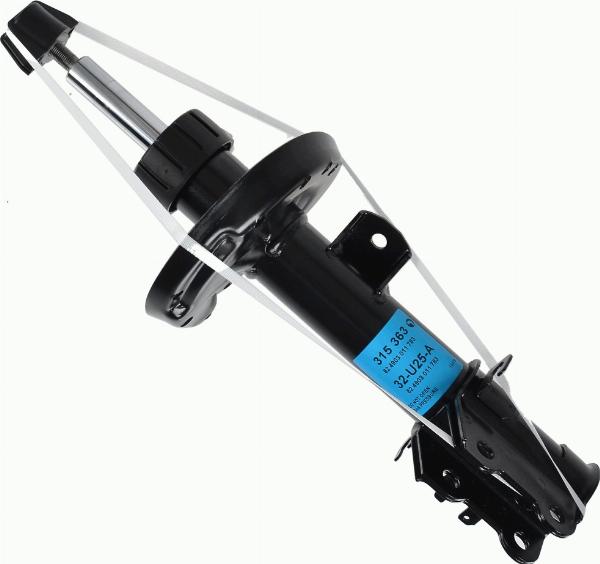 SACHS 315 363 - Ammortizzatore www.autoricambi360.it