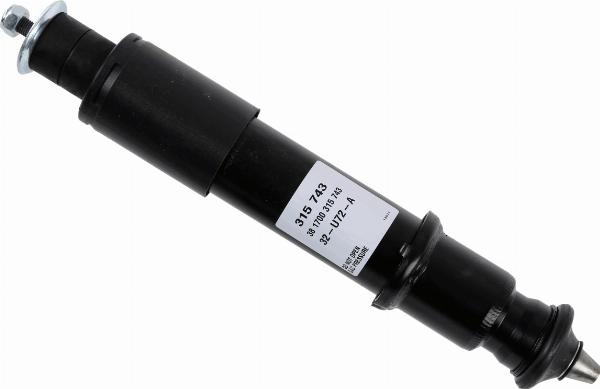 SACHS 315 743 - Ammortizzatore www.autoricambi360.it