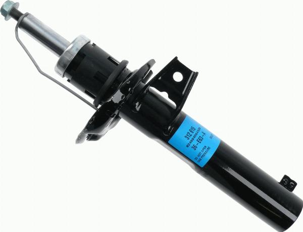 SACHS 312 615 - Ammortizzatore www.autoricambi360.it