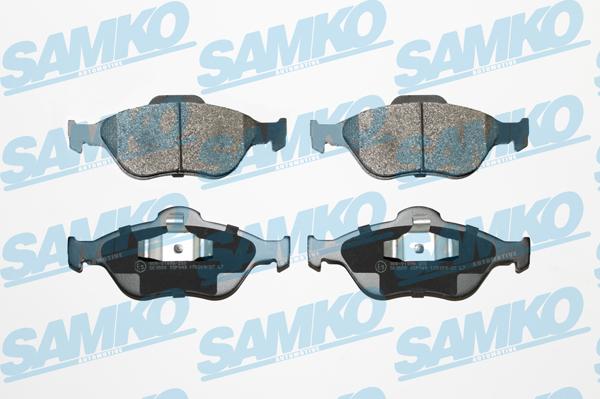 Samko 5SP949 - Kit pastiglie freno, Freno a disco www.autoricambi360.it