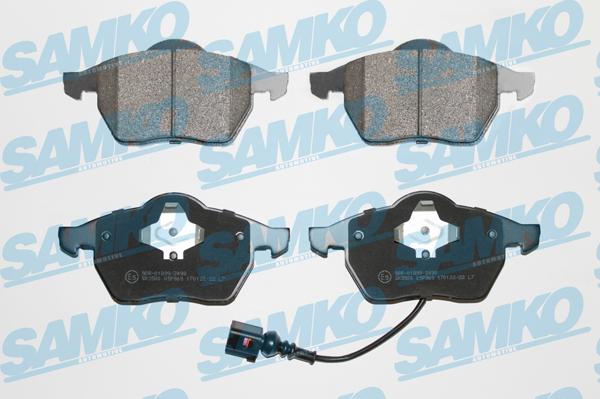 Samko 5SP969 - Kit pastiglie freno, Freno a disco www.autoricambi360.it