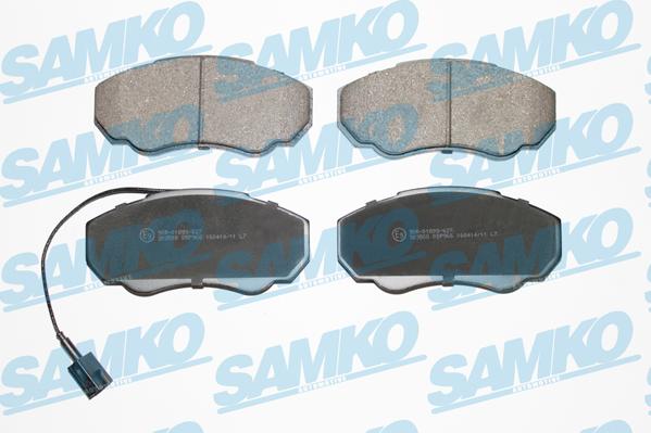 Samko 5SP966 - Kit pastiglie freno, Freno a disco www.autoricambi360.it