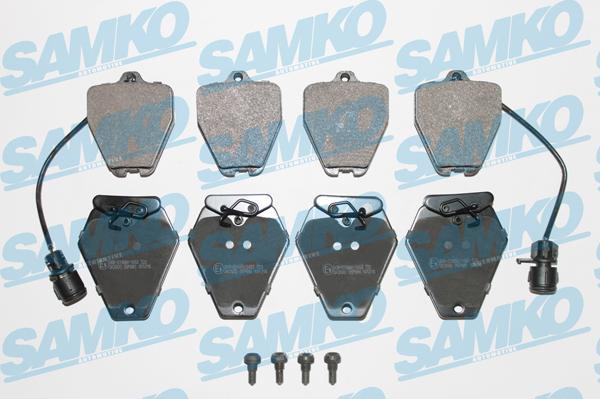 Samko 5SP981 - Kit pastiglie freno, Freno a disco www.autoricambi360.it