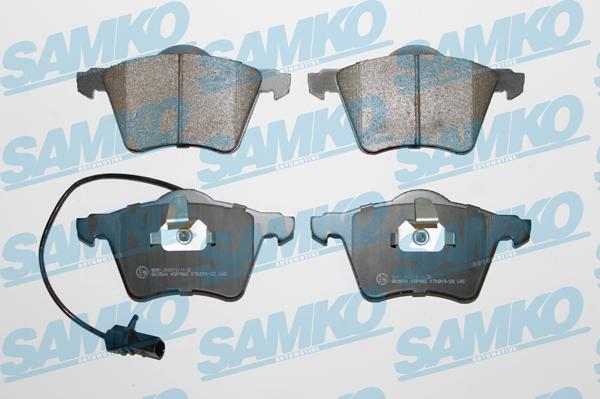 Samko 5SP982 - Kit pastiglie freno, Freno a disco www.autoricambi360.it
