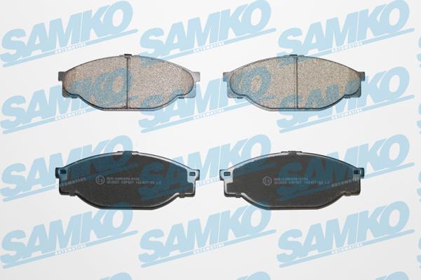 Samko 5SP927 - Kit pastiglie freno, Freno a disco www.autoricambi360.it