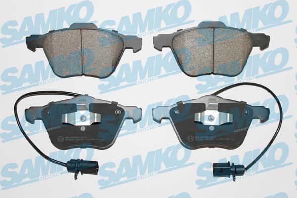 Samko 5SP971 - Kit pastiglie freno, Freno a disco www.autoricambi360.it