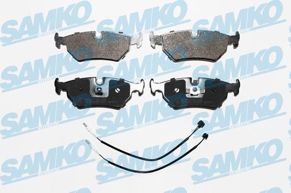 Samko 5SP497 - Kit pastiglie freno, Freno a disco www.autoricambi360.it