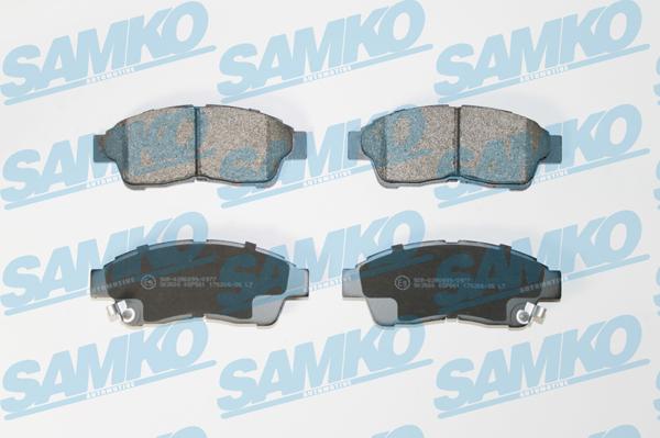Samko 5SP561 - Kit pastiglie freno, Freno a disco www.autoricambi360.it