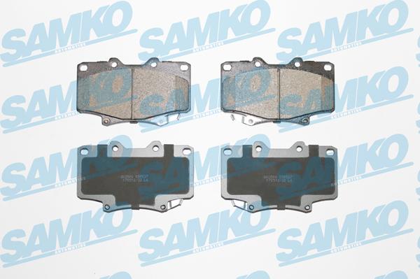 Samko 5SP537 - Kit pastiglie freno, Freno a disco www.autoricambi360.it
