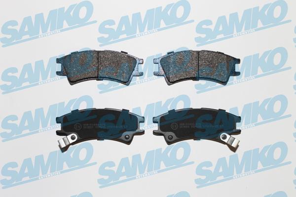 Samko 5SP695 - Kit pastiglie freno, Freno a disco www.autoricambi360.it