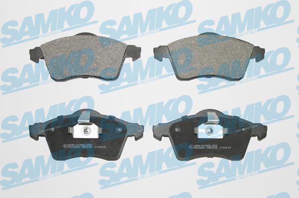 Samko 5SP645 - Kit pastiglie freno, Freno a disco www.autoricambi360.it