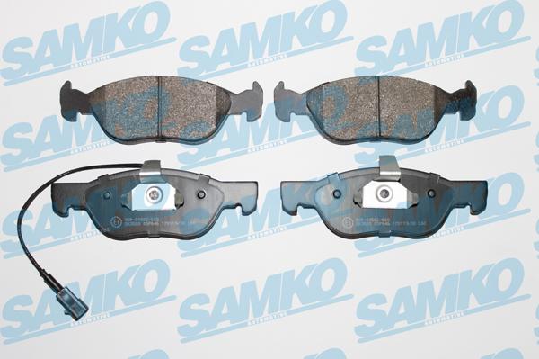 Samko 5SP646 - Kit pastiglie freno, Freno a disco www.autoricambi360.it