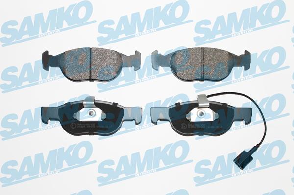 Samko 5SP652 - Kit pastiglie freno, Freno a disco www.autoricambi360.it
