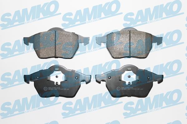 Samko 5SP669 - Kit pastiglie freno, Freno a disco www.autoricambi360.it
