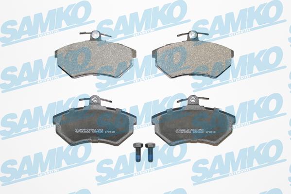 Samko 5SP600 - Kit pastiglie freno, Freno a disco www.autoricambi360.it