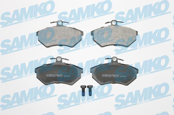 Samko 5SP613 - Kit pastiglie freno, Freno a disco www.autoricambi360.it