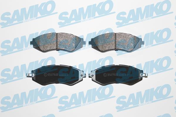 Samko 5SP682 - Kit pastiglie freno, Freno a disco www.autoricambi360.it