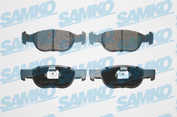 Samko 5SP687 - Kit pastiglie freno, Freno a disco www.autoricambi360.it