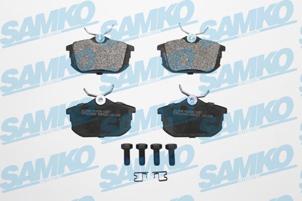 Samko 5SP621 - Kit pastiglie freno, Freno a disco www.autoricambi360.it