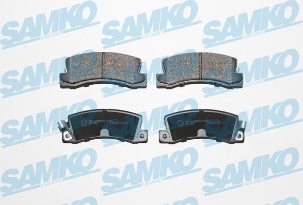 Samko 5SP061 - Kit pastiglie freno, Freno a disco www.autoricambi360.it