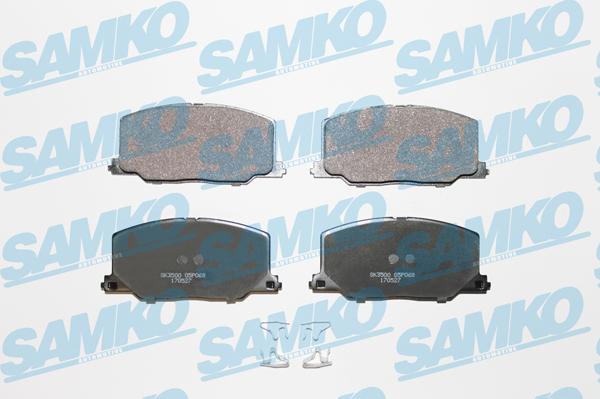 Samko 5SP068 - Kit pastiglie freno, Freno a disco www.autoricambi360.it