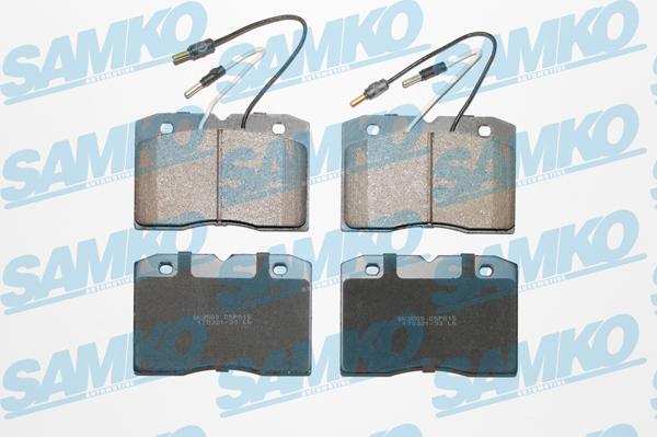 Samko 5SP015 - Kit pastiglie freno, Freno a disco www.autoricambi360.it
