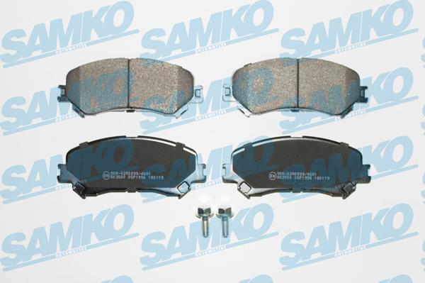 Samko 5SP1996 - Kit pastiglie freno, Freno a disco www.autoricambi360.it