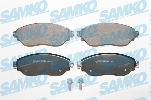 Samko 5SP1901 - Kit pastiglie freno, Freno a disco www.autoricambi360.it