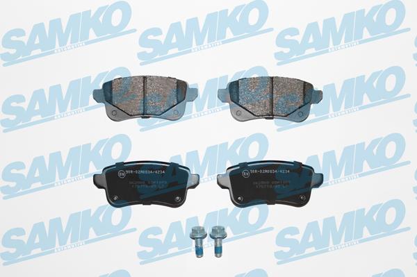 Samko 5SP1979 - Kit pastiglie freno, Freno a disco www.autoricambi360.it