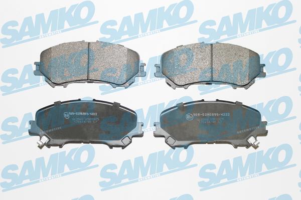 Samko 5SP1975 - Kit pastiglie freno, Freno a disco www.autoricambi360.it