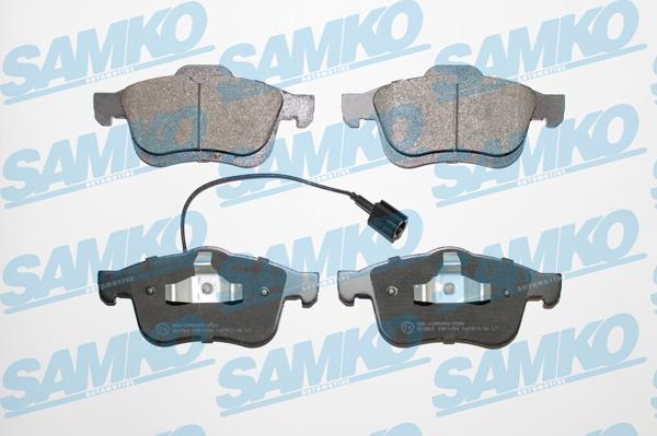 Samko 5SP1494 - Kit pastiglie freno, Freno a disco www.autoricambi360.it