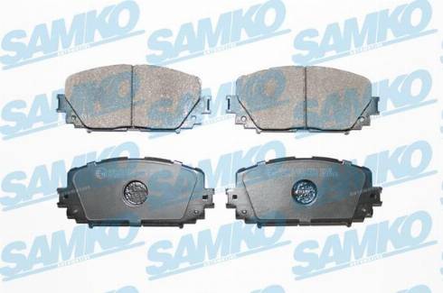 Samko 5SP1459 - Kit pastiglie freno, Freno a disco www.autoricambi360.it