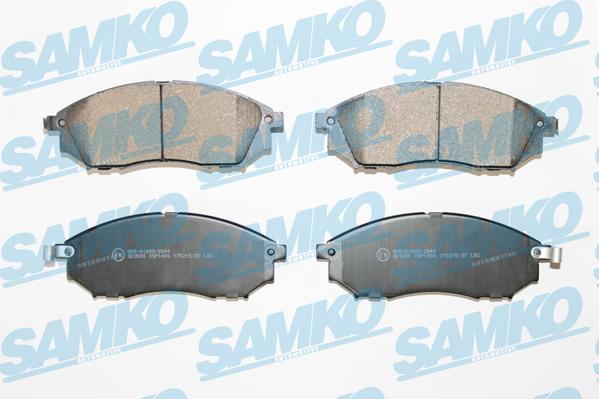 Samko 5SP1406 - Kit pastiglie freno, Freno a disco www.autoricambi360.it