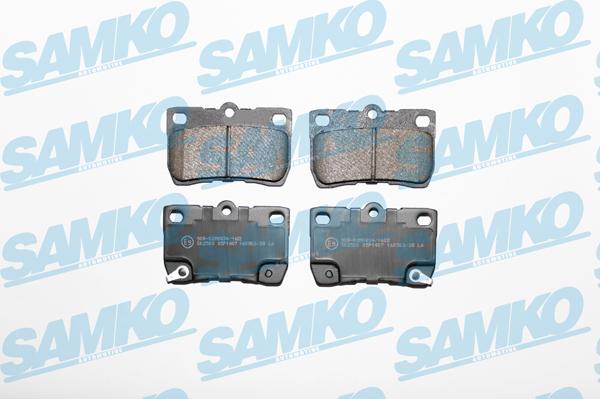 Samko 5SP1407 - Kit pastiglie freno, Freno a disco www.autoricambi360.it