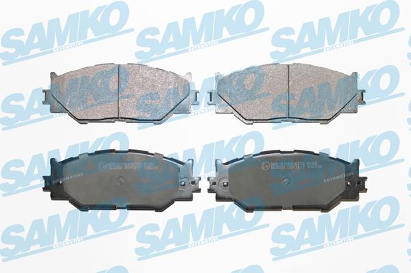 Samko 5SP1412 - Kit pastiglie freno, Freno a disco www.autoricambi360.it